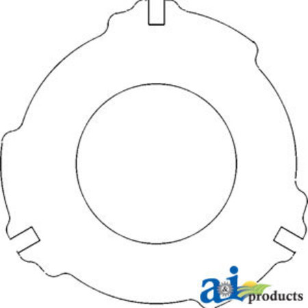 A & I PRODUCTS Plate, Trans & PTO Clutch 14" x14" x0.5" A-R112385